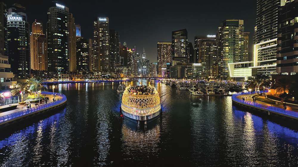 Lotus Royale at night